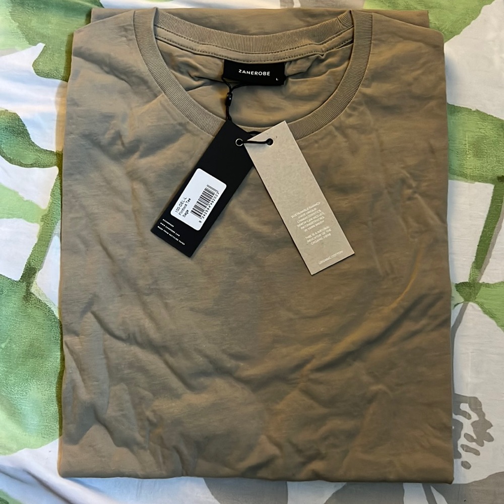Zanerobe Flintlock Tee sage colour